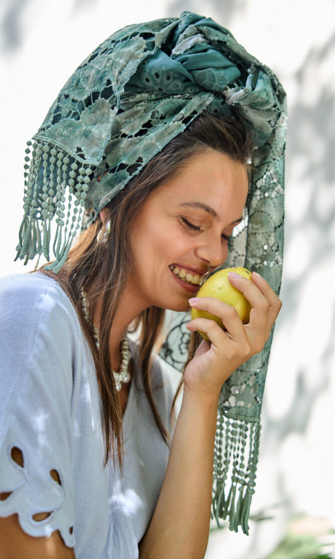 מטפחת צעיף LALIN GREEN