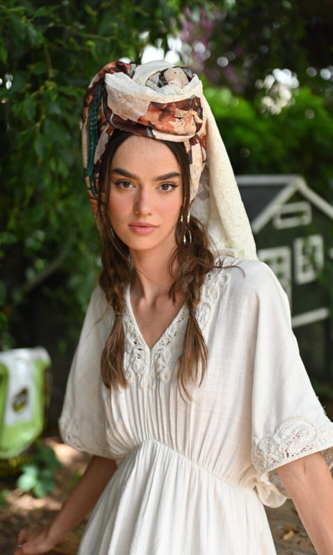 מטפחת צעיף LAVIDA BROWN