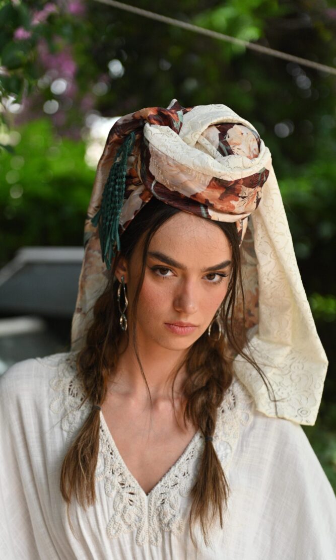 מטפחת צעיף LAVIDA BROWN