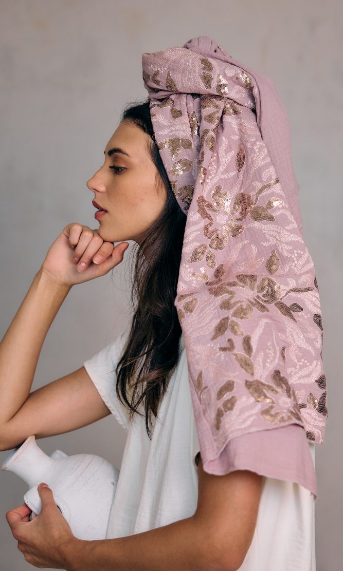 מטפחת צעיף MISHEL PINK