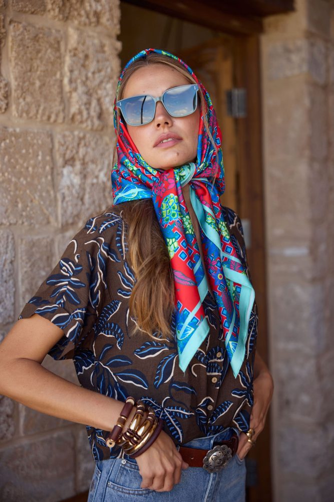 ⁦בנדנה SUNNY RED⁩ – תמונה ⁦2⁩