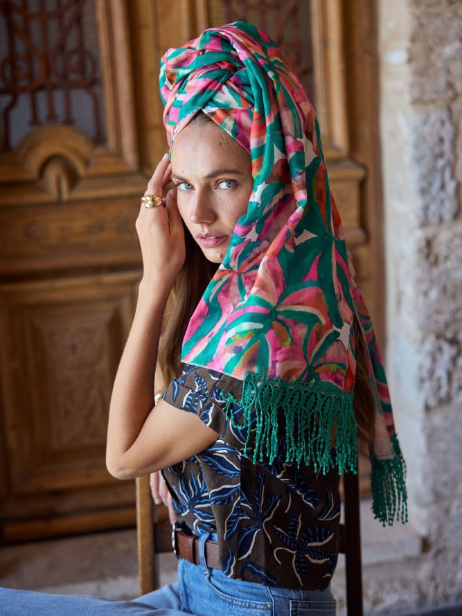 מטפחת צעיף TROPICAL BREEZE