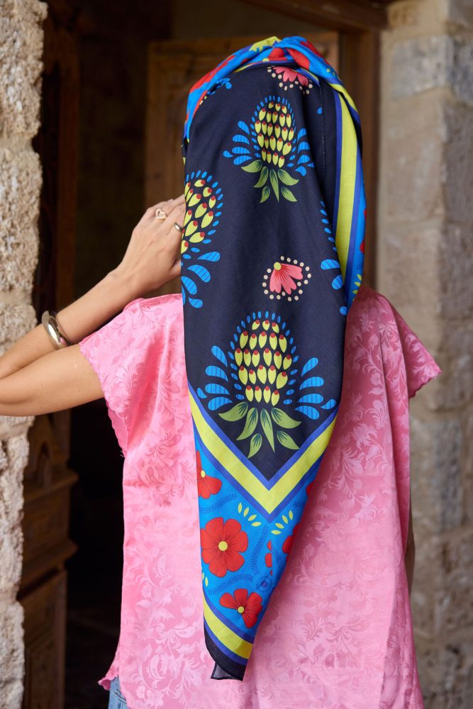 ⁦מטפחת צעיף ANANAS⁩ – תמונה ⁦2⁩