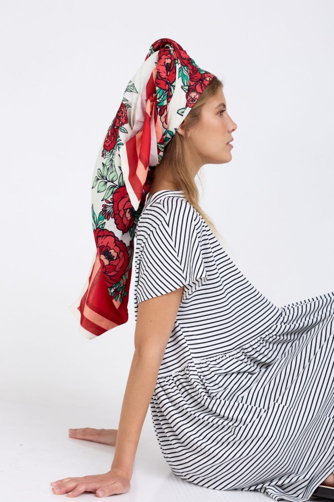 מטפחת FLORINA RED