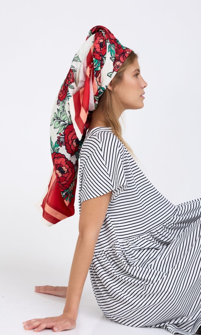 מטפחת FLORINA RED