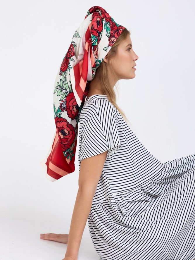 מטפחת FLORINA RED