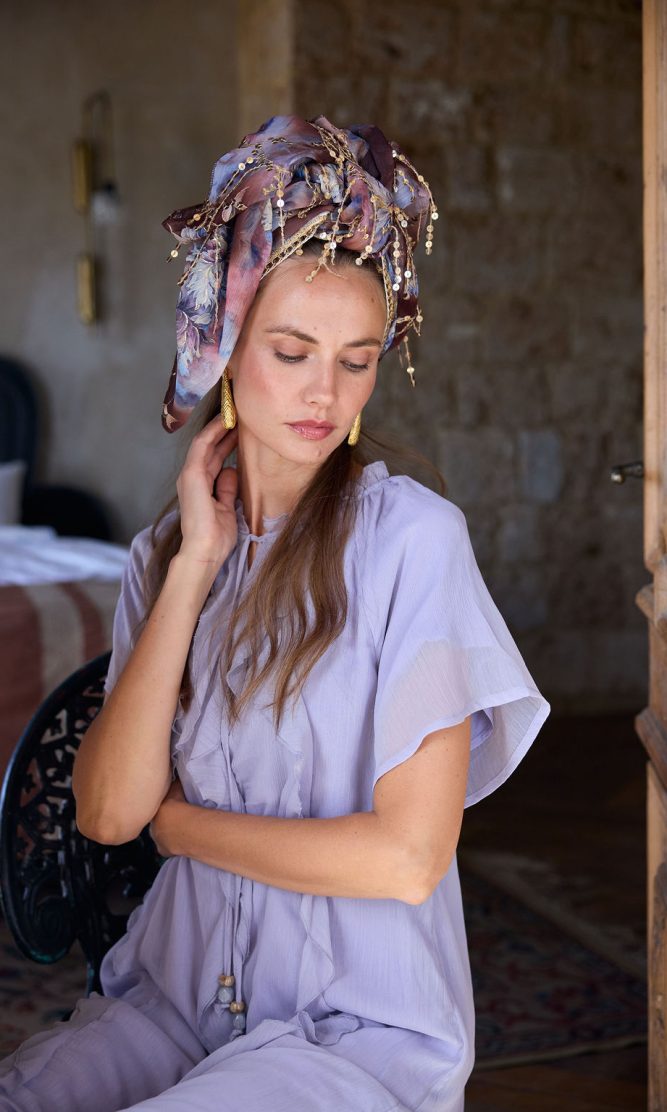מטפחת צעיף MYSTIC חום
