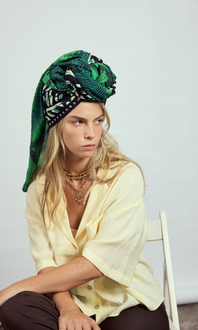 מטפחת צעיף AFRICA GREEN