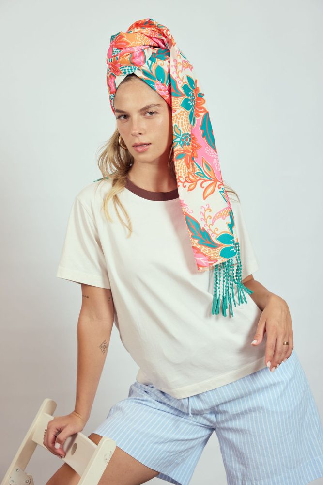 ⁦מטפחת צעיף ORANGE BREEZE⁩ – תמונה ⁦3⁩