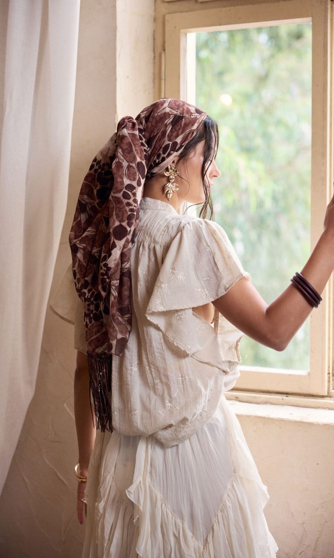 מטפחת TAVAS BROWN