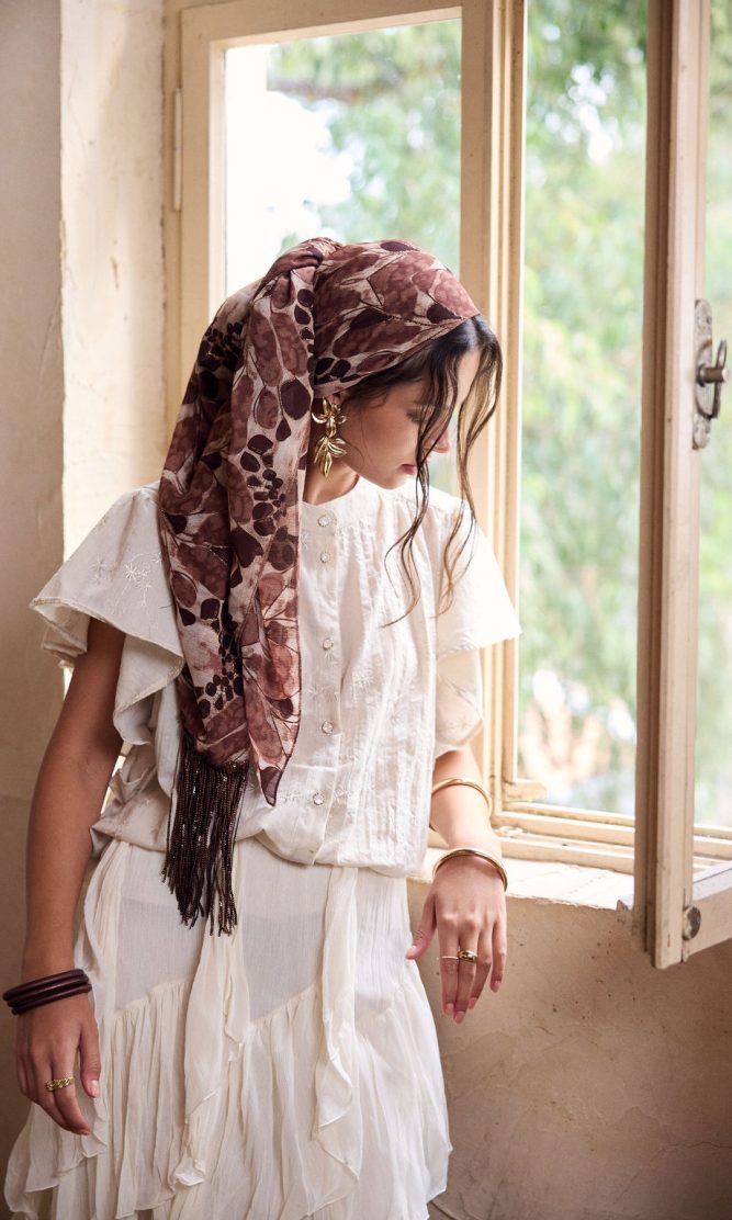 מטפחת TAVAS BROWN