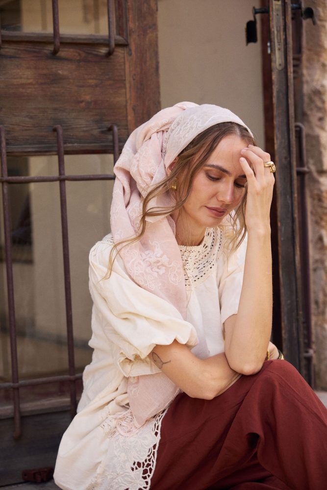 ⁦מטפחת צעיף TERRA ROSE⁩ – תמונה ⁦6⁩