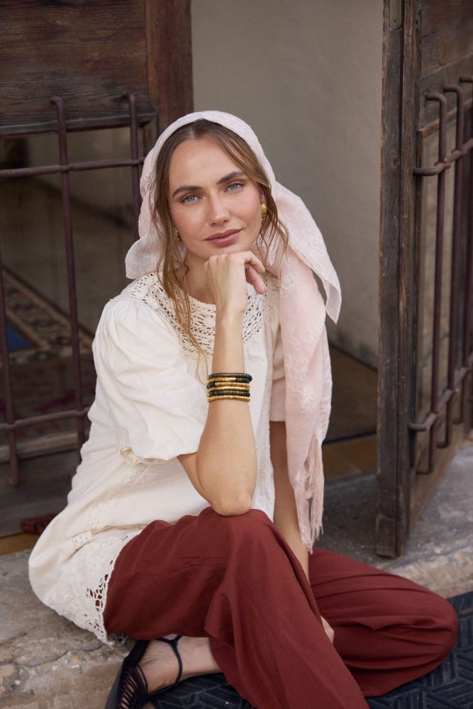 ⁦מטפחת TERRA ROSE ריבוע⁩ – תמונה ⁦6⁩