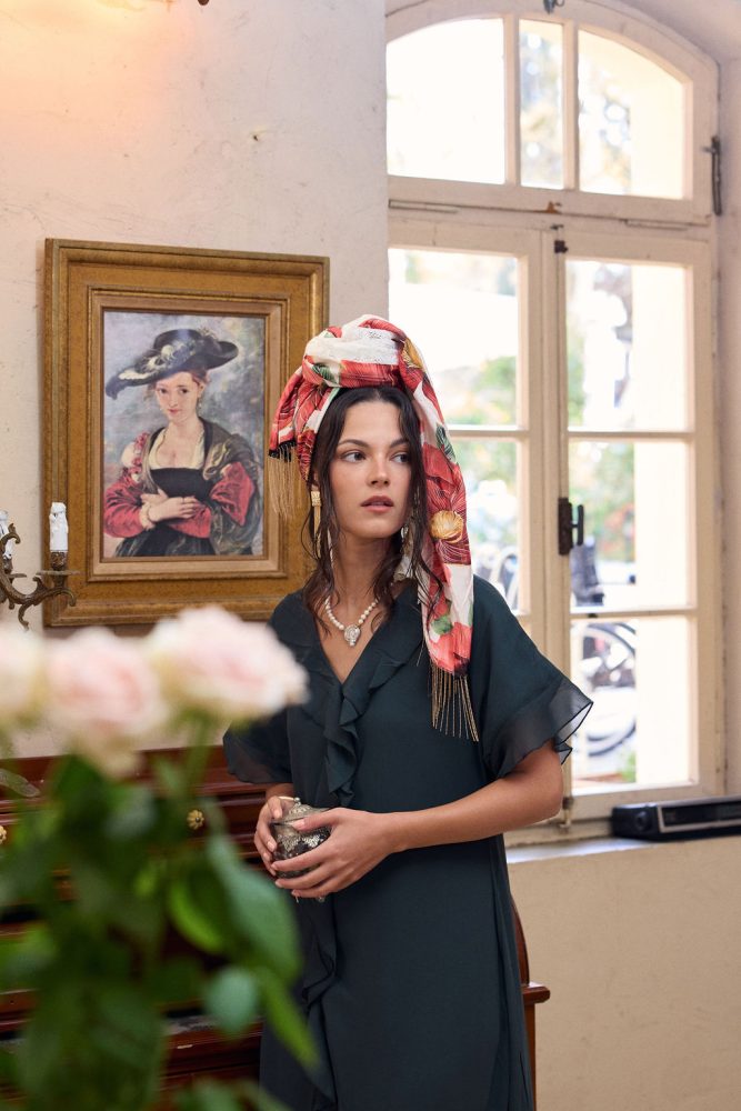 ⁦מטפחת צעיף FLORENTINA⁩ – תמונה ⁦2⁩