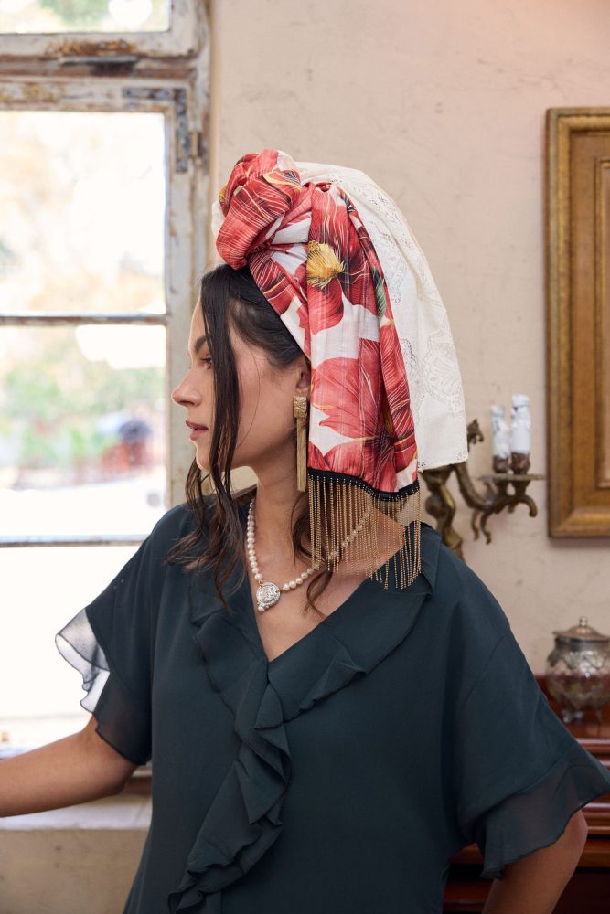 ⁦מטפחת צעיף FLORENTINA⁩ – תמונה ⁦7⁩