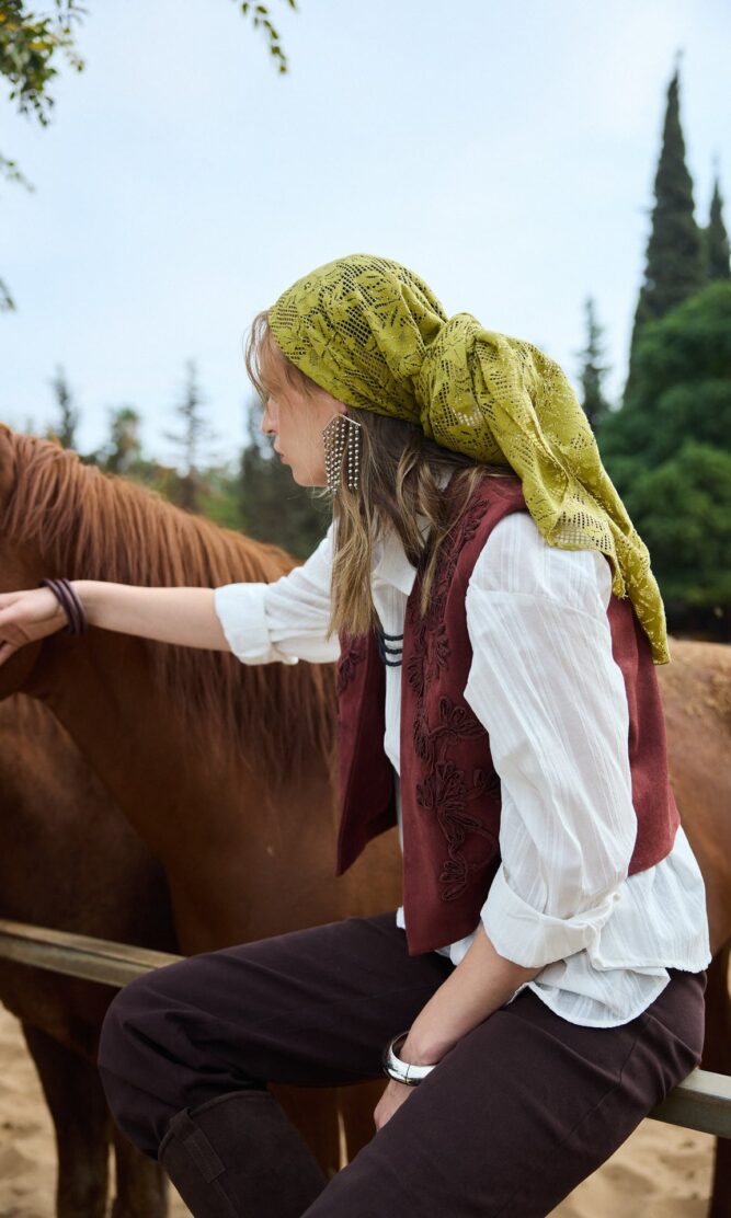 מטפחת ROSSETA LIME