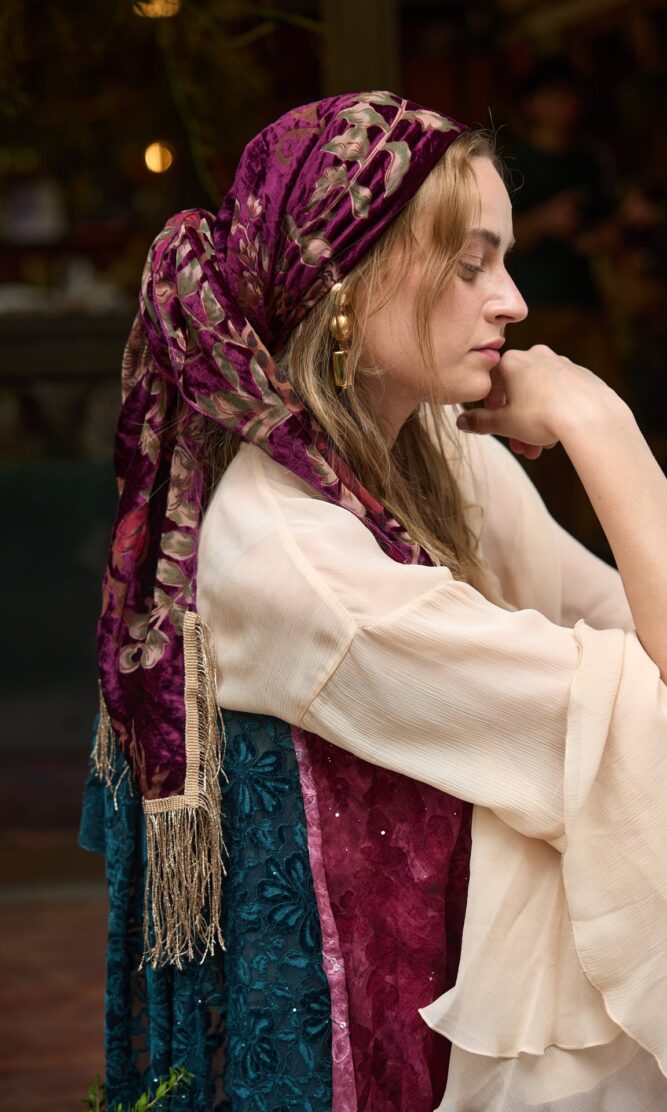 מטפחת VERRONA bordo משולש גדול