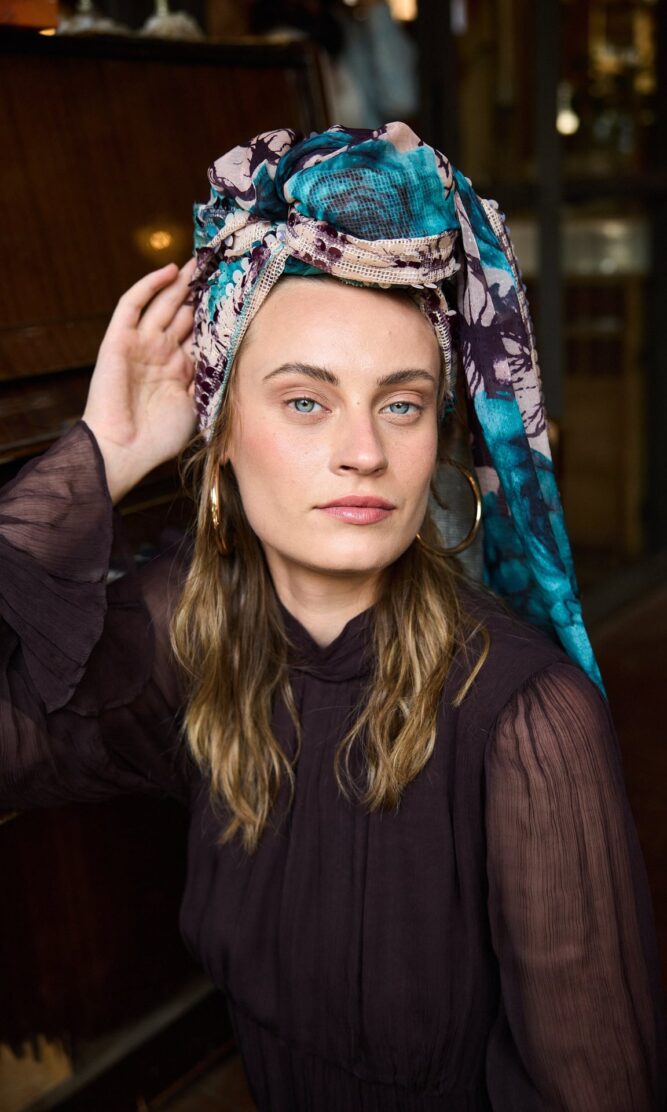 מטפחת צעיף STAV turquoise