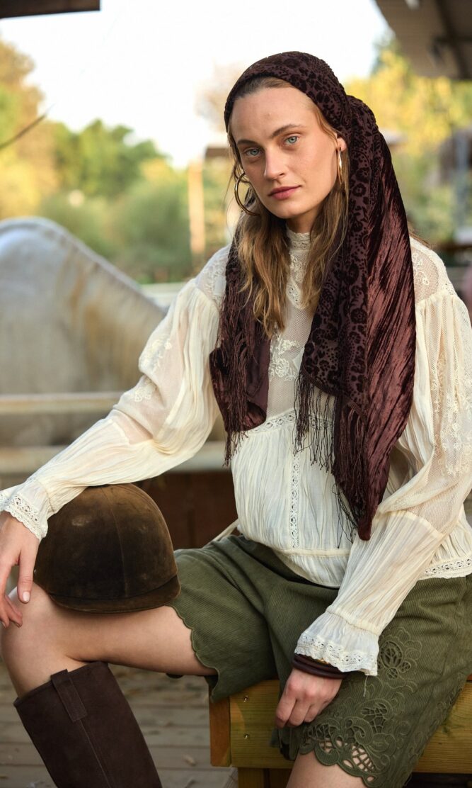 מטפחת צעיף BARSLO BROWN