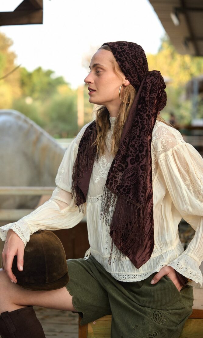 מטפחת צעיף BARSLO BROWN