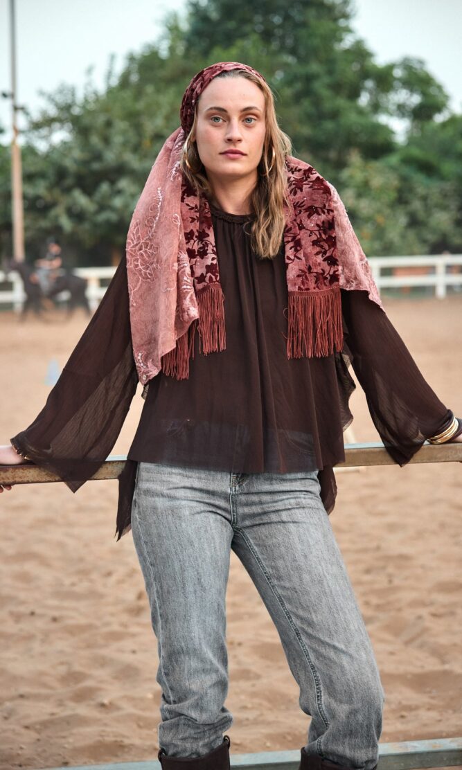 מטפחת LAVENDER חמרה