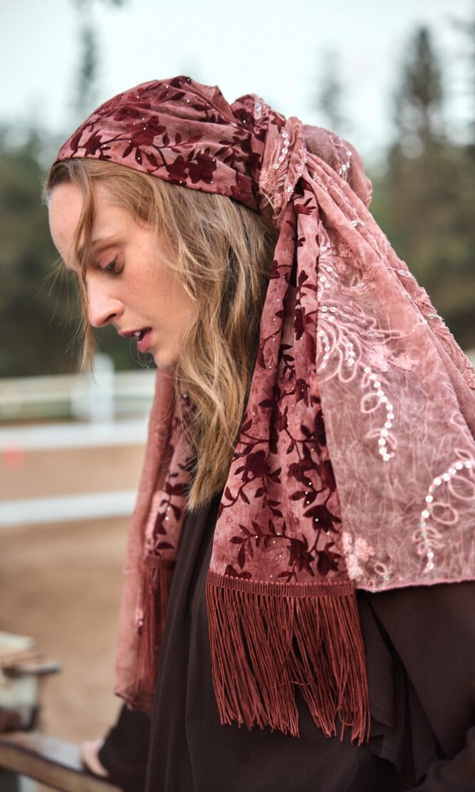 מטפחת LAVENDER חמרה