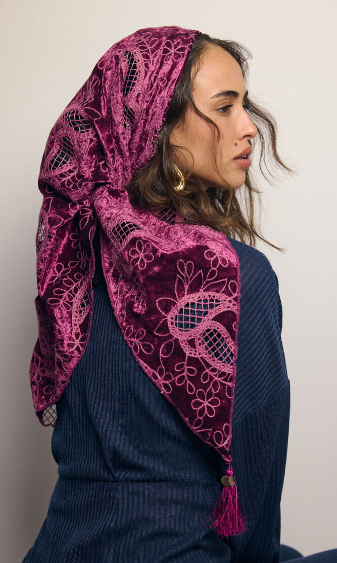 מטפחת ROSEL סגלגל משולש