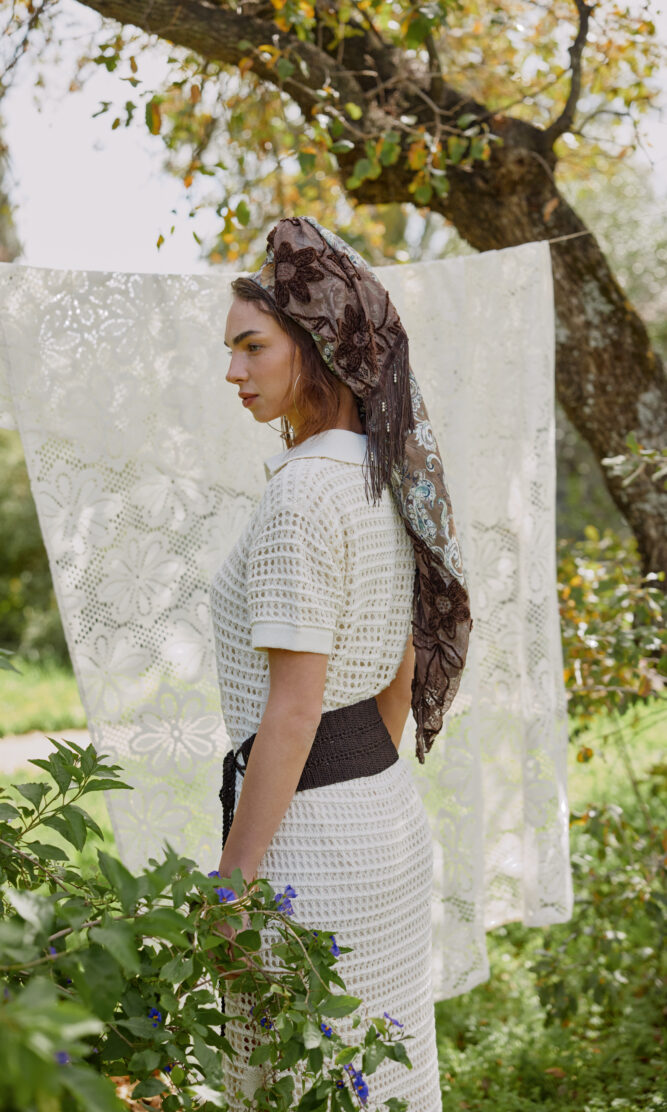 מטפחת NERO BROWN