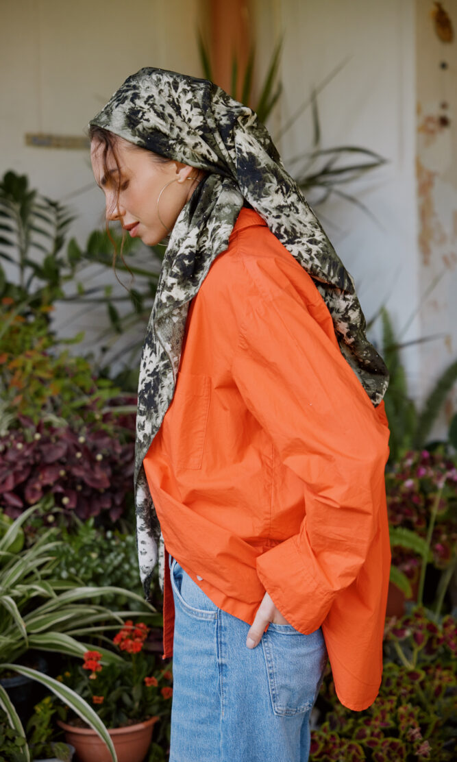 מטפחת NATURE GIRL ריבוע ענק