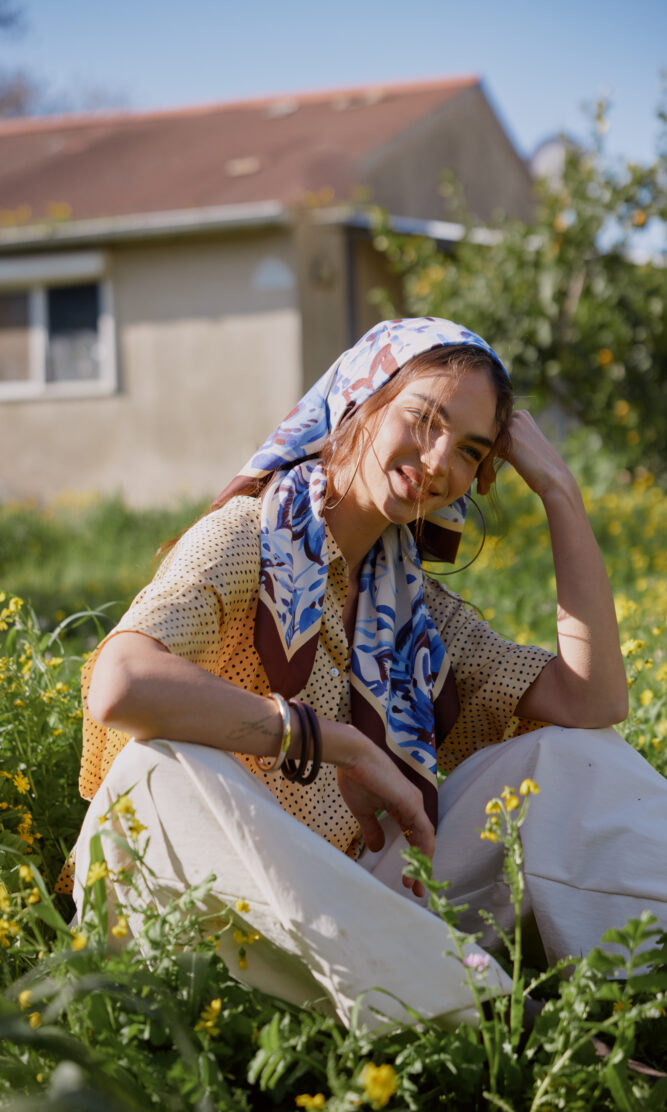 בנדנה ICON - Indigo Garden