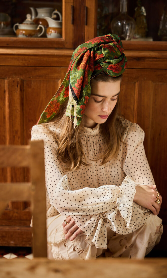 מטפחת צעיף ZAHARA GOLD green