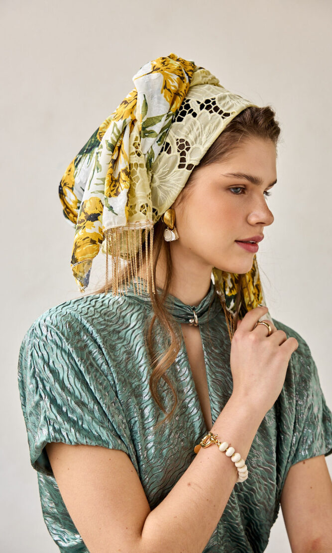 מטפחת צעיף MUSE yellow