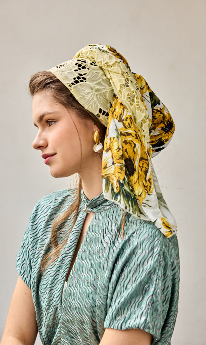 מטפחת צעיף MUSE yellow