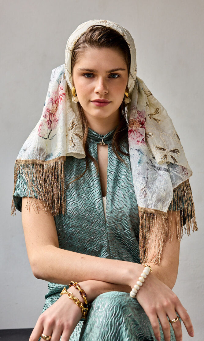 מטפחת GOLD FLOWER