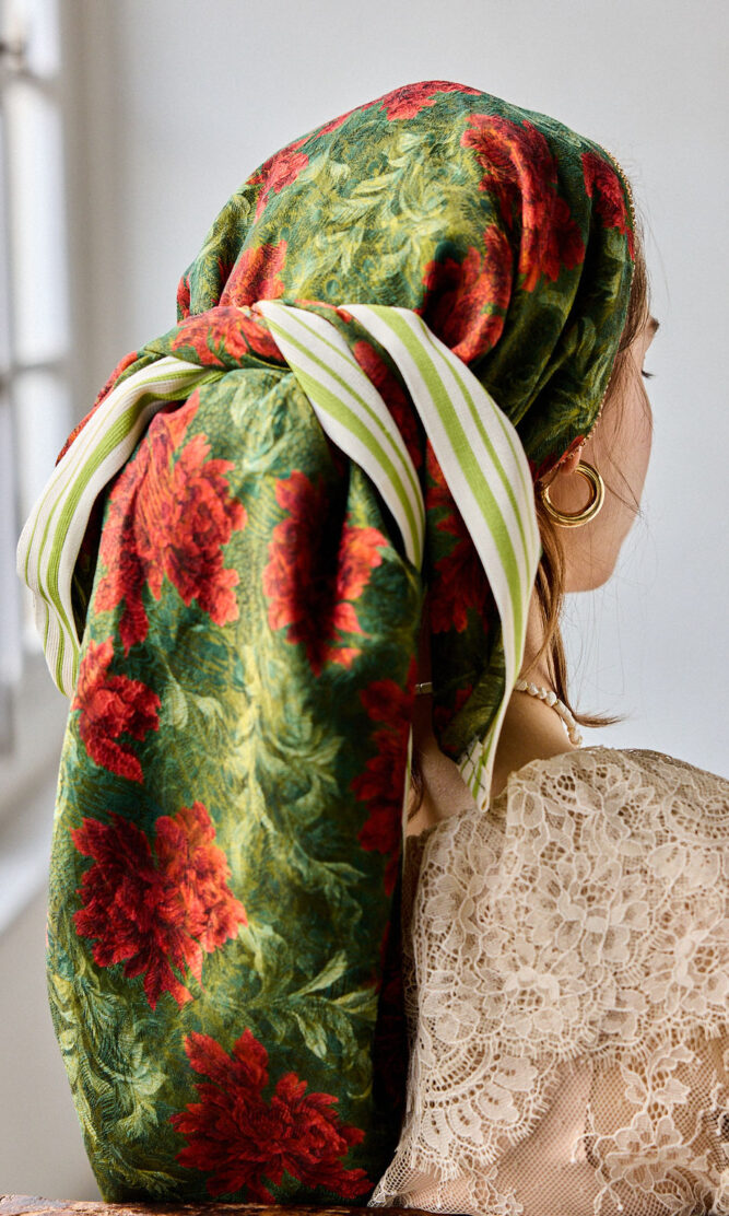 בנדנה ZAHARA LINES green