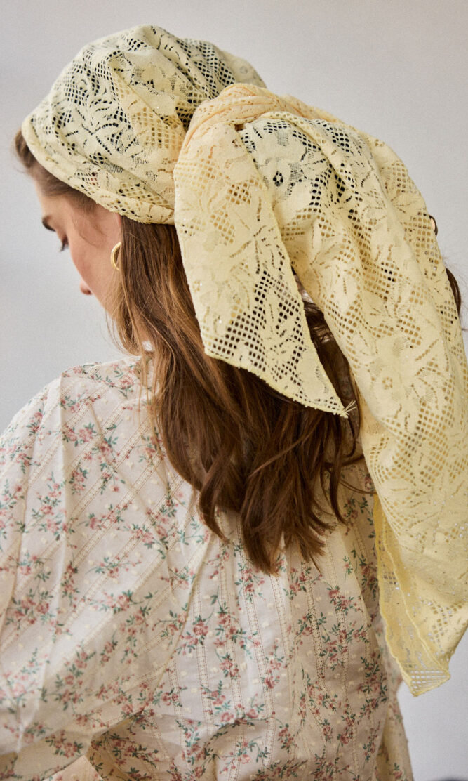 מטפחת ROSSETA lemon משולש