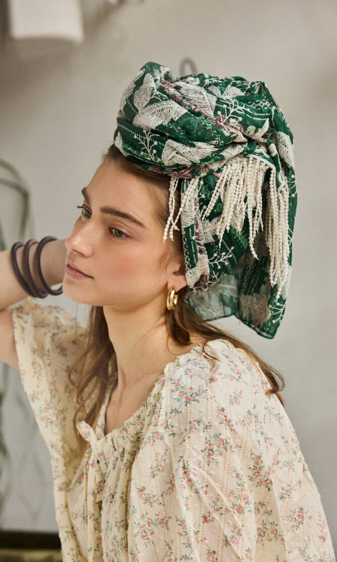 מטפחת צעיף LUSH green