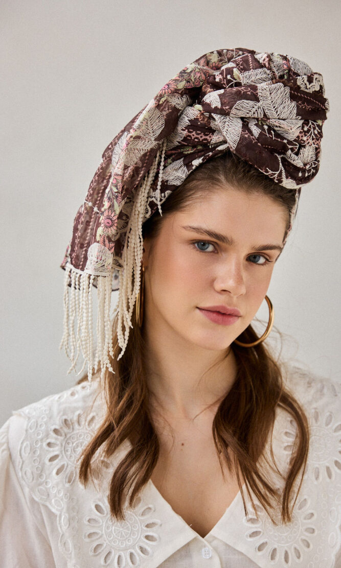 מטפחת צעיף LUSH brown