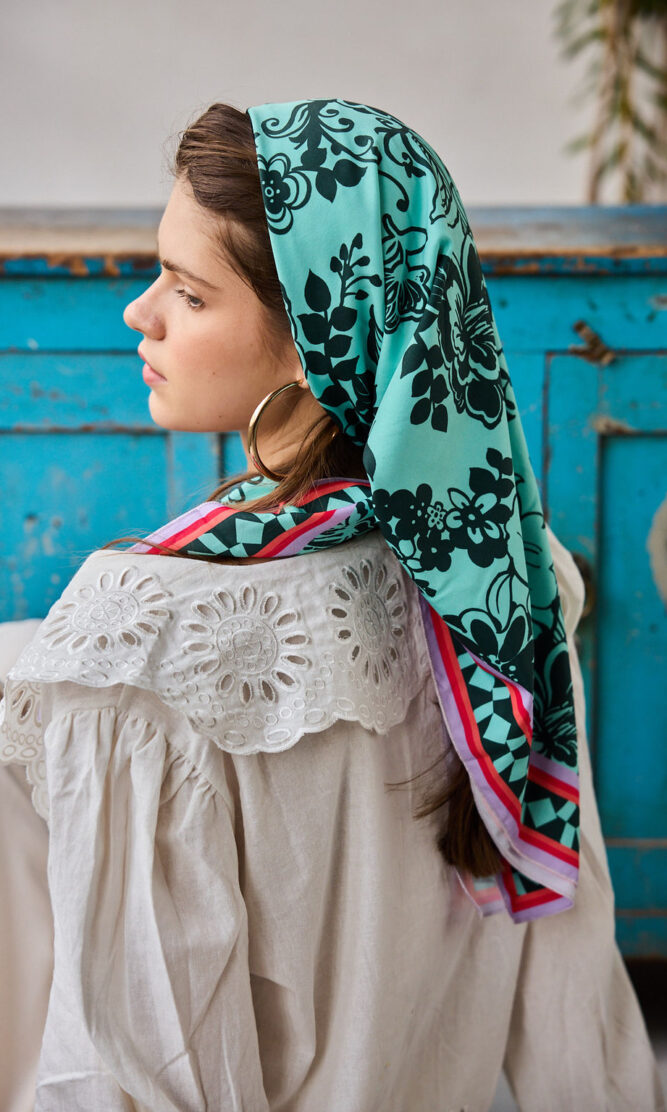 בנדנה  ICON flora mint