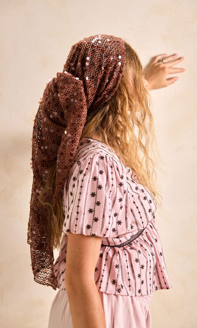 SIMPLE GLOW brown משולש גדול